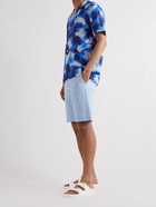 NN07 - Crown Stretch-Cotton Shorts - Blue