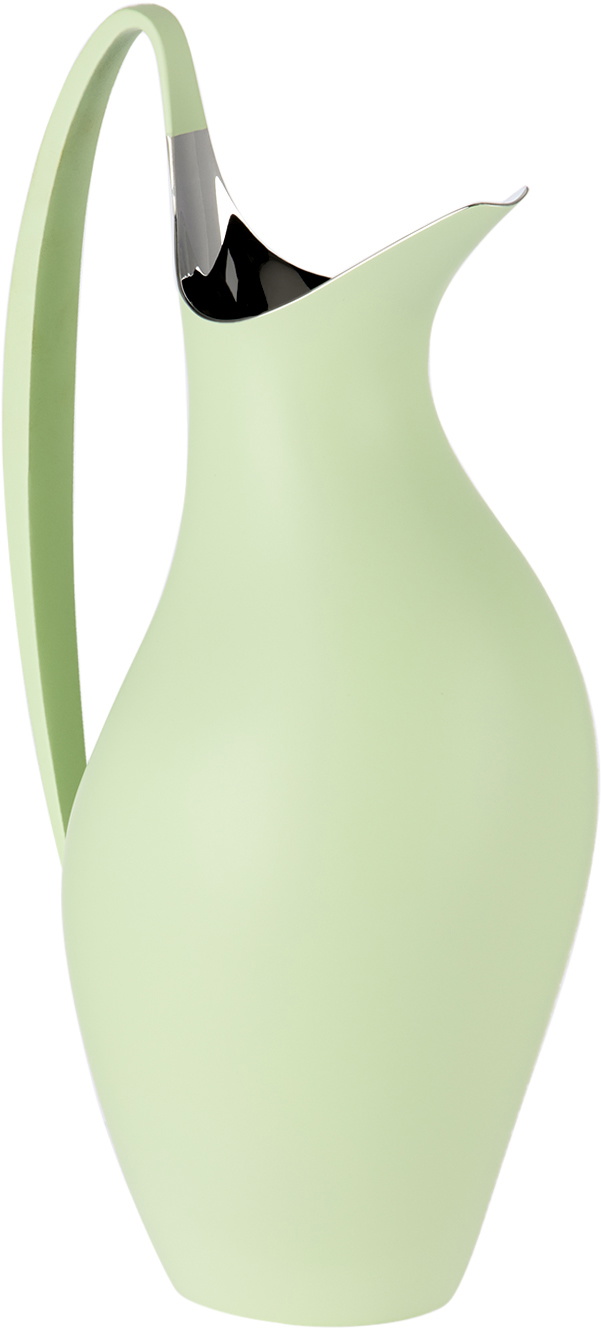 Georg Jensen Green Koppel Pitcher, 1.2 L