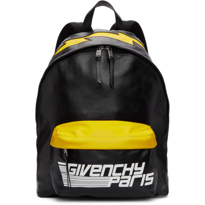 Photo: Givenchy Black and Yellow Fast Backpack