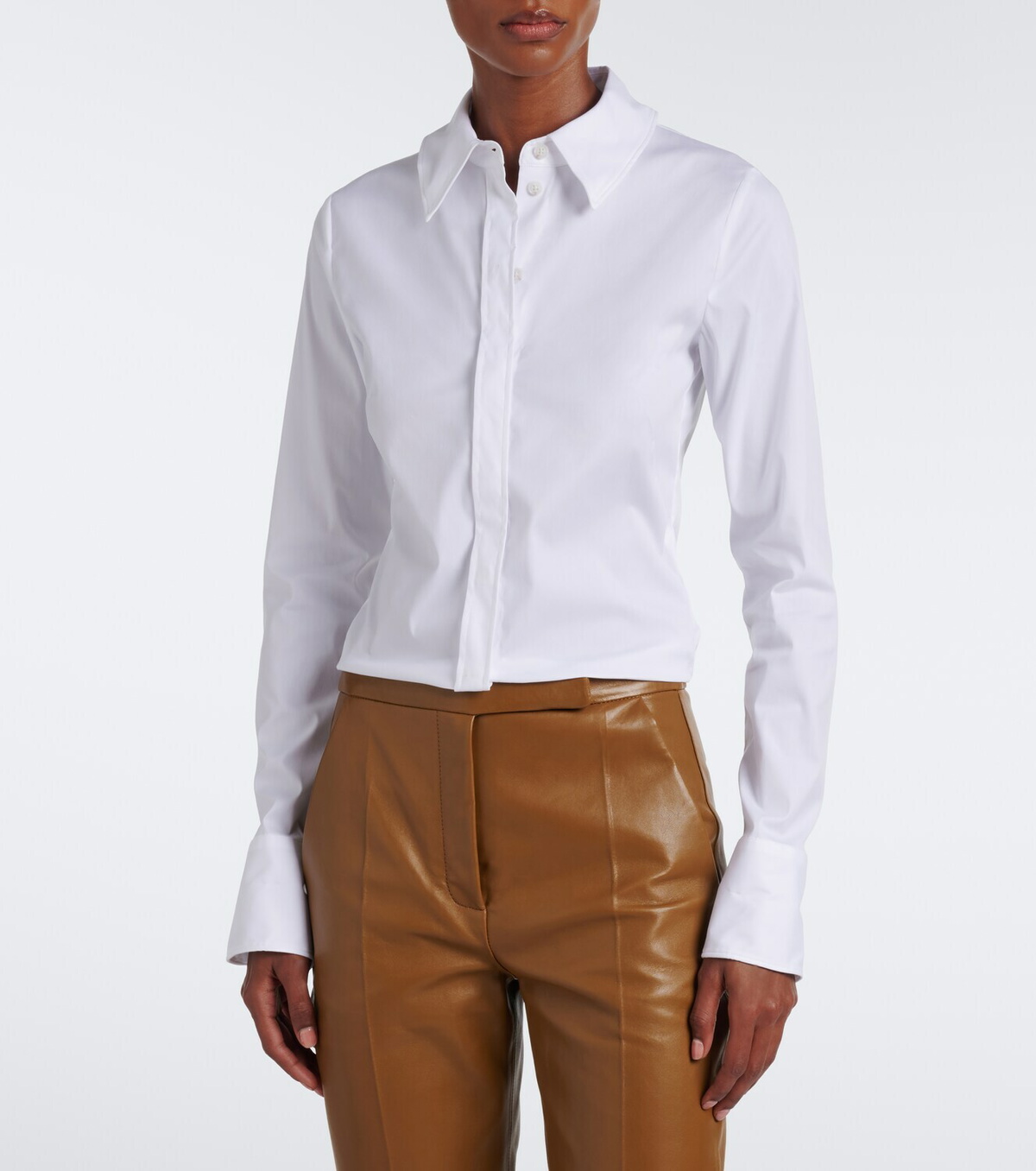 Dorothee Schumacher Cotton-blend poplin shirt