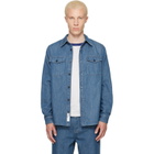 A.P.C. Blue 'Surchemise' Denim Shirt