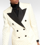 Gucci - GG jacquard double-breasted blazer