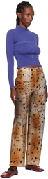 Eckhaus Latta Tan & Beige Wide Leg Jeans