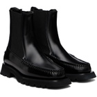 HEREU Black Alda Sport Chelsea Boots