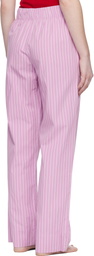 Tekla Pink Poplin Pyjama Pants
