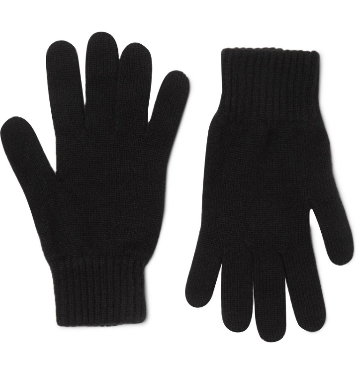 Photo: Johnstons of Elgin - Cashmere Gloves - Black