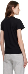 Filippa K Black Soft Cap Sleeve T-Shirt