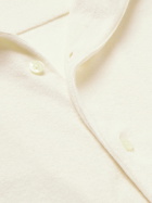 Frescobol Carioca - Roberto Cotton, Lyocell and Linen-Blend Terry Shirt - Neutrals