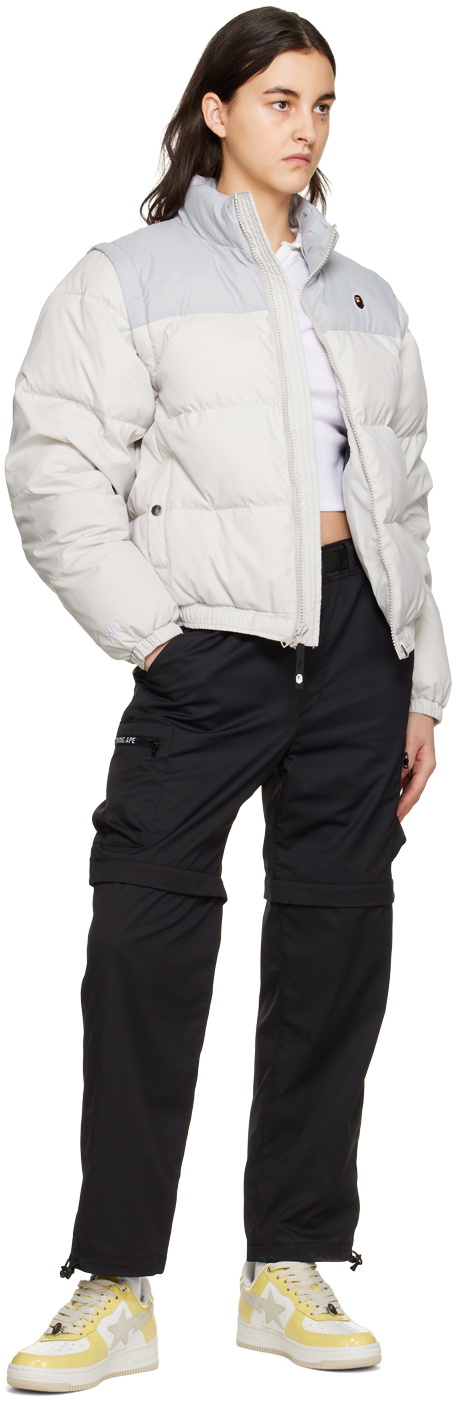 BAPE Black Detachable Relaxed Trousers