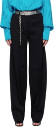 The Attico Black Jagger Trousers