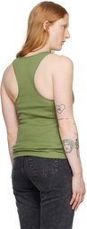 Y/Project SSENSE Exclusive Green Tank Top