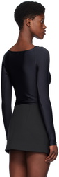 Coperni Black Twisted Bodysuit