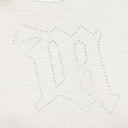 MISBHV Women's Monogram Crystals T-Shirt in White