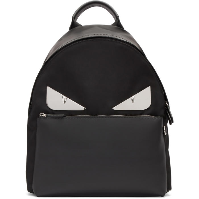 Fendi Black Bag Bugs Backpack Fendi