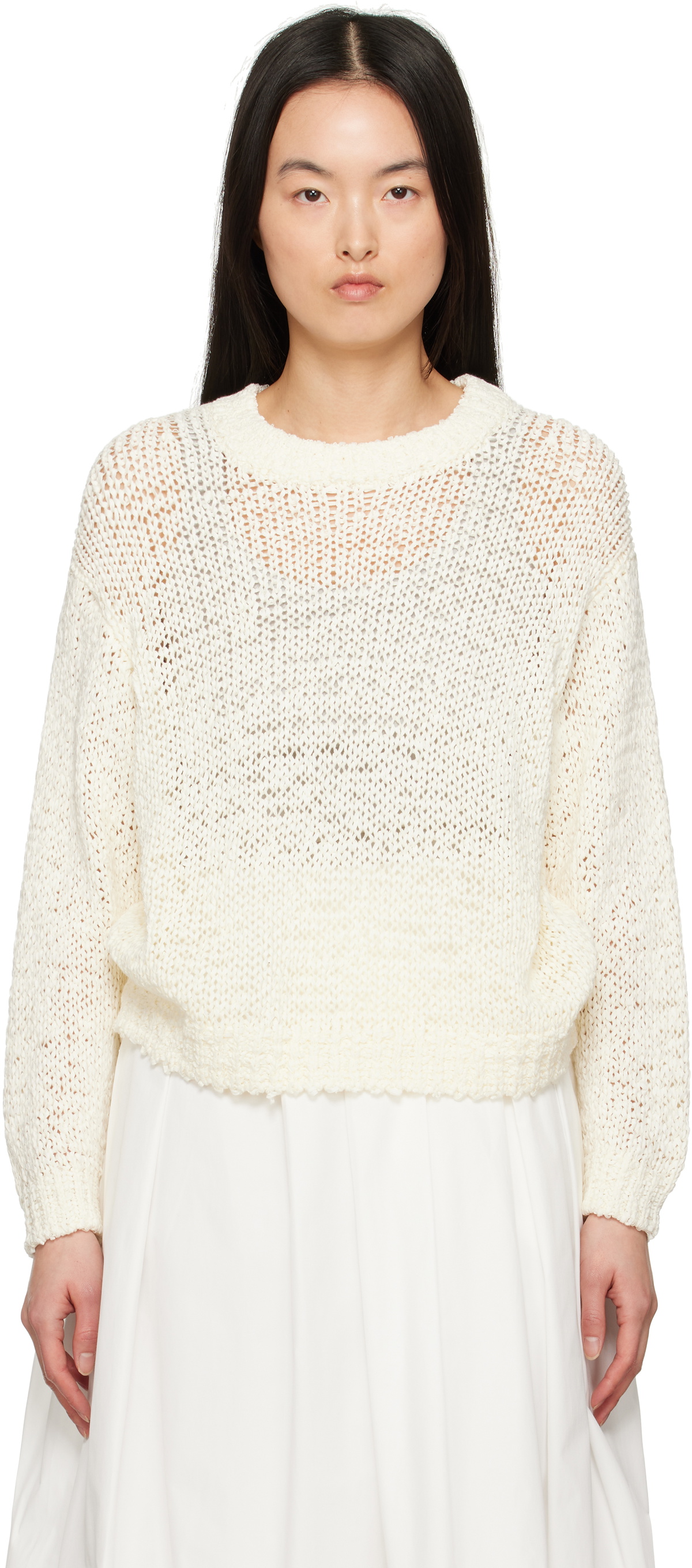 Staud Off-White Cala Sweater