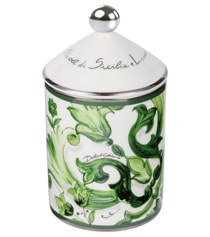Photo: Dolce&Gabbana Casa Majolica porcelain scented candle