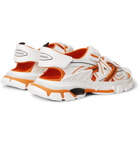 BALENCIAGA - Track Neoprene and Rubber Sandals - White