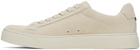 BOSS Beige Suede Sneakers