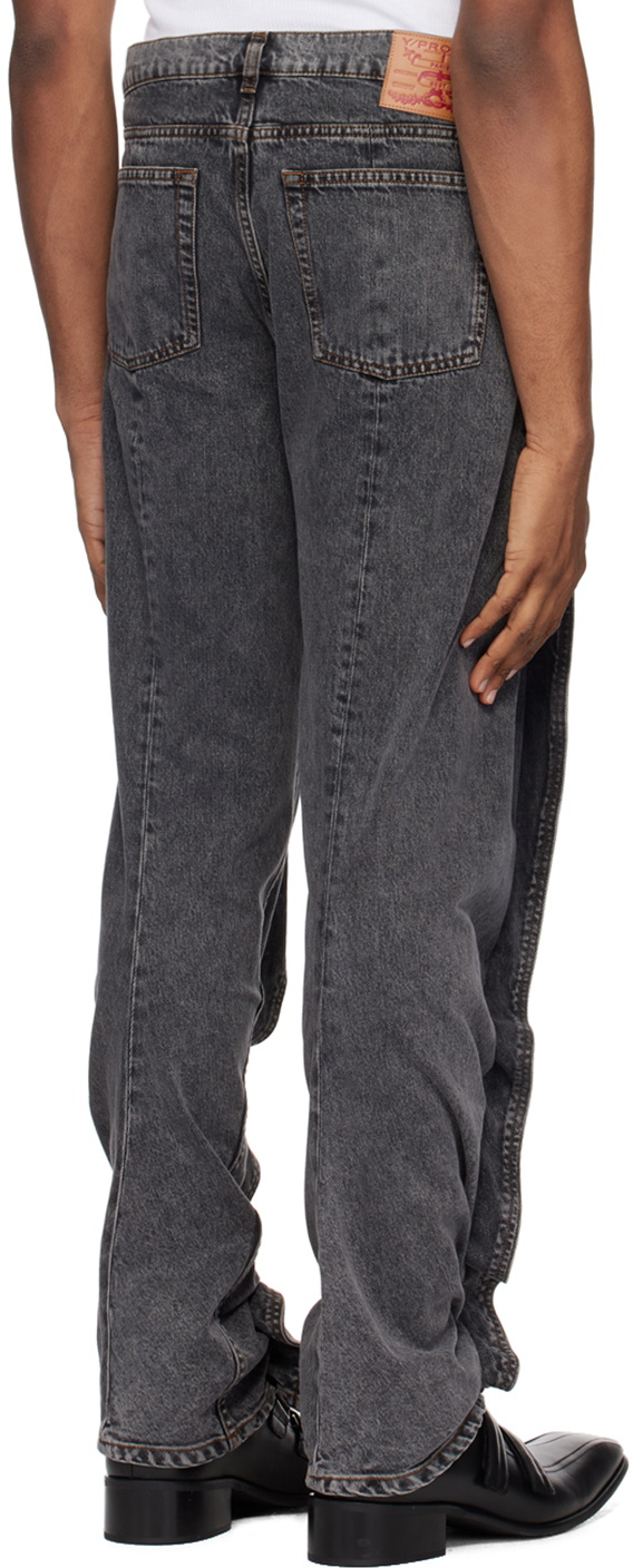Y/Project Black Banana Slim Jeans Y/Project