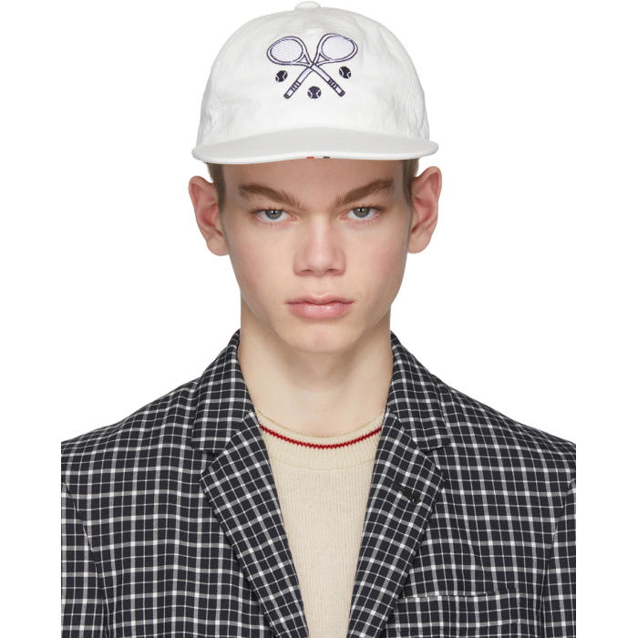 Photo: Thom Browne White Tennis Cap