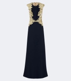 Costarellos Embroidered gown