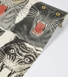 Gucci - Tiger Face printed wallpaper