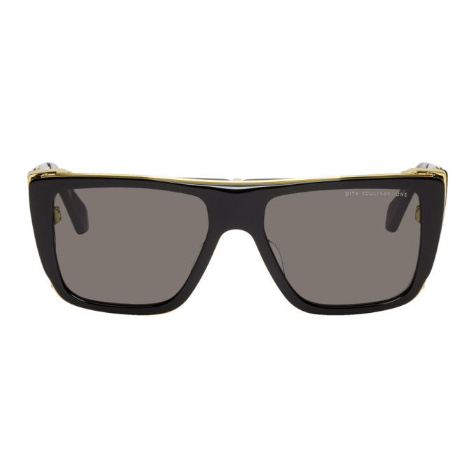 Dita Black and Gold Souliner-One Sunglasses Dita