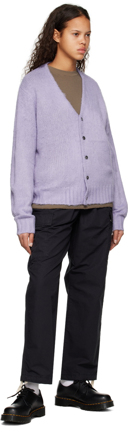 Stüssy Purple Brushed Cardigan Stussy