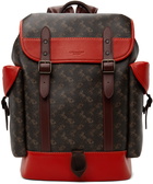 Coach 1941 Brown & Red Hitch Backpack