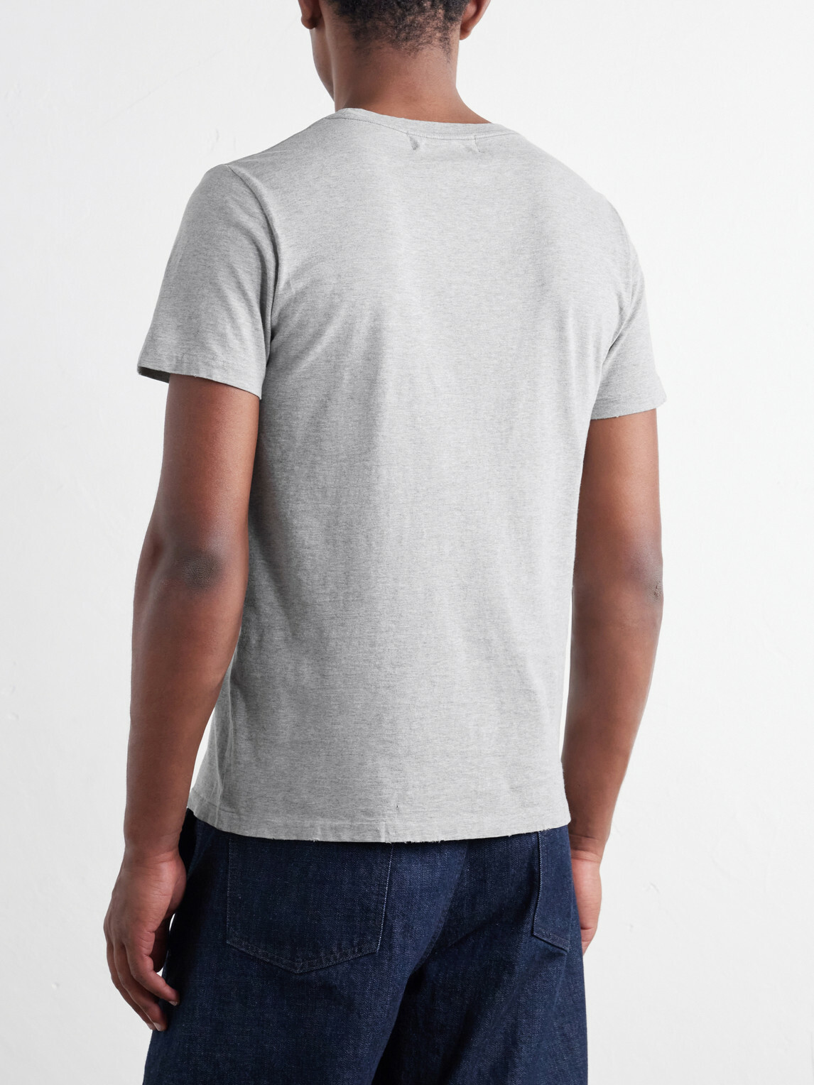 Remi Relief - Davis Printed Cotton-Jersey T-Shirt - Gray