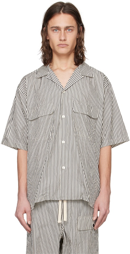 Photo: KAPTAIN SUNSHINE Black & White Striped Shirt