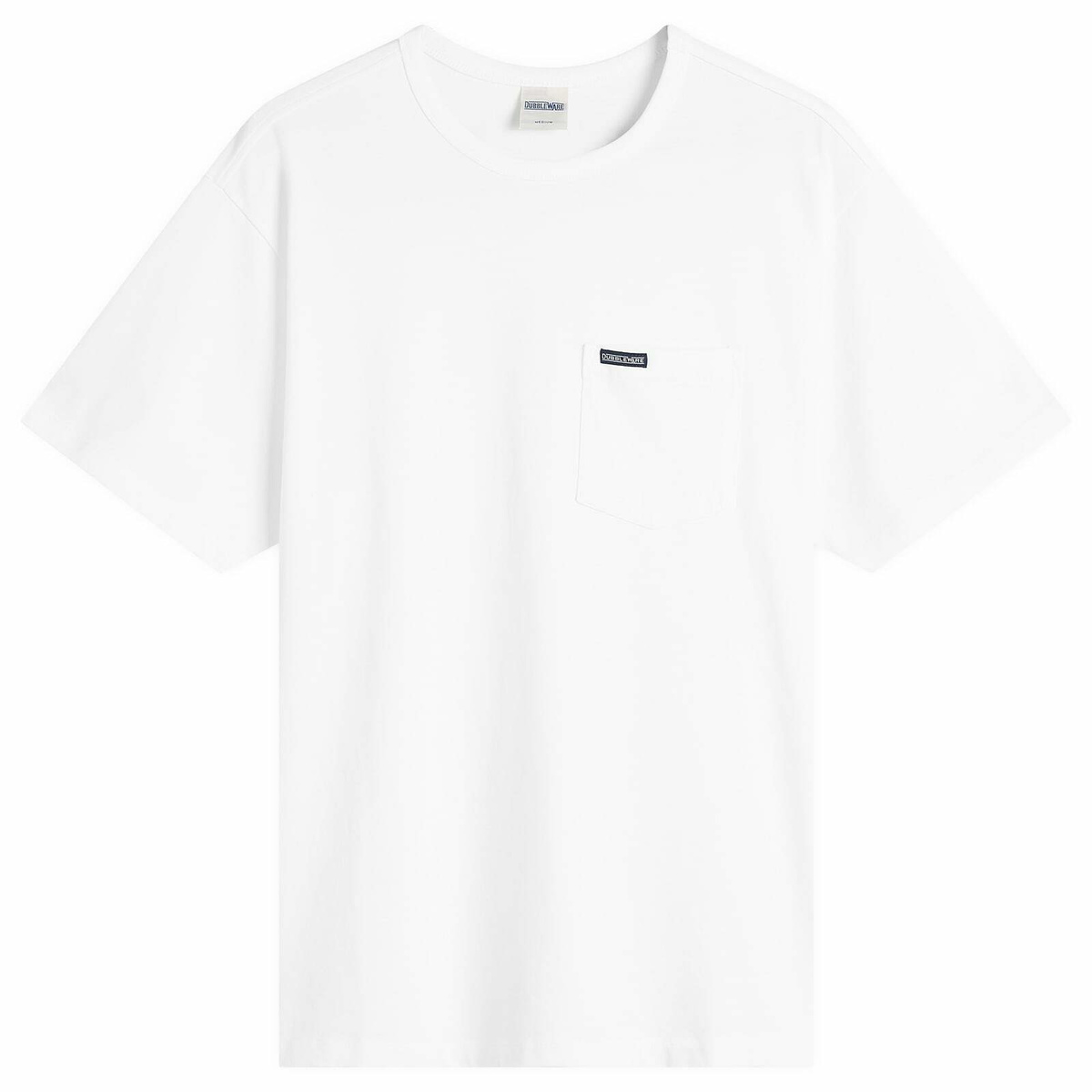Dubbleware Men's Pocket Label T-Shirt in White