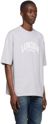 Balenciaga Grey Cotton T-Shirt