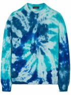 ALANUI - Tie Dye Wool Knit Crewneck Sweater