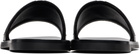 Valentino Garavani Black Viva Superstar Slide Sandals