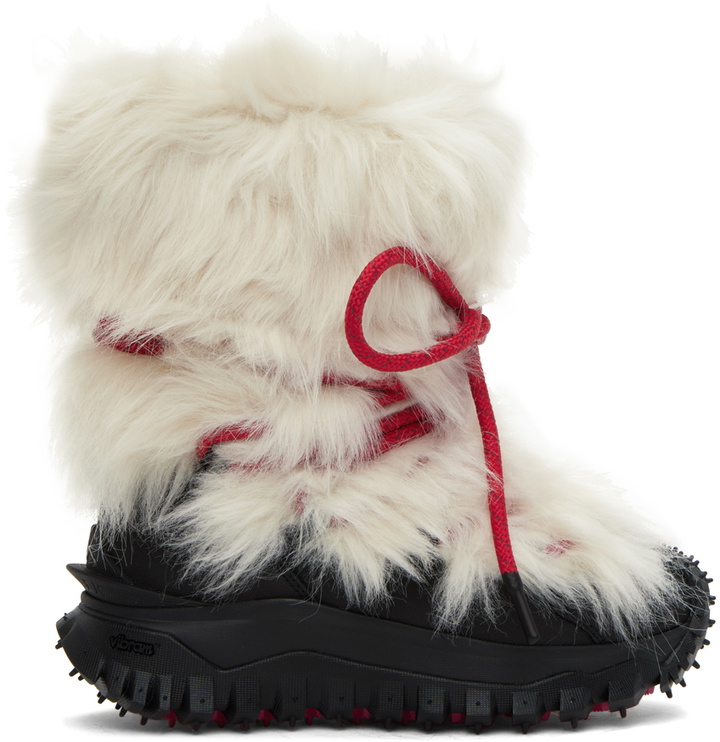 Photo: Moncler Grenoble White Trailgrip Apres Boots