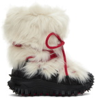 Moncler Grenoble White Trailgrip Apres Boots
