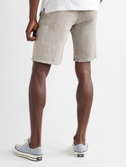 NN07 - Seb Linen Drawstring Shorts - Gray