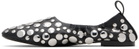 SIMONMILLER Black Studded Riad Ballerina Flats