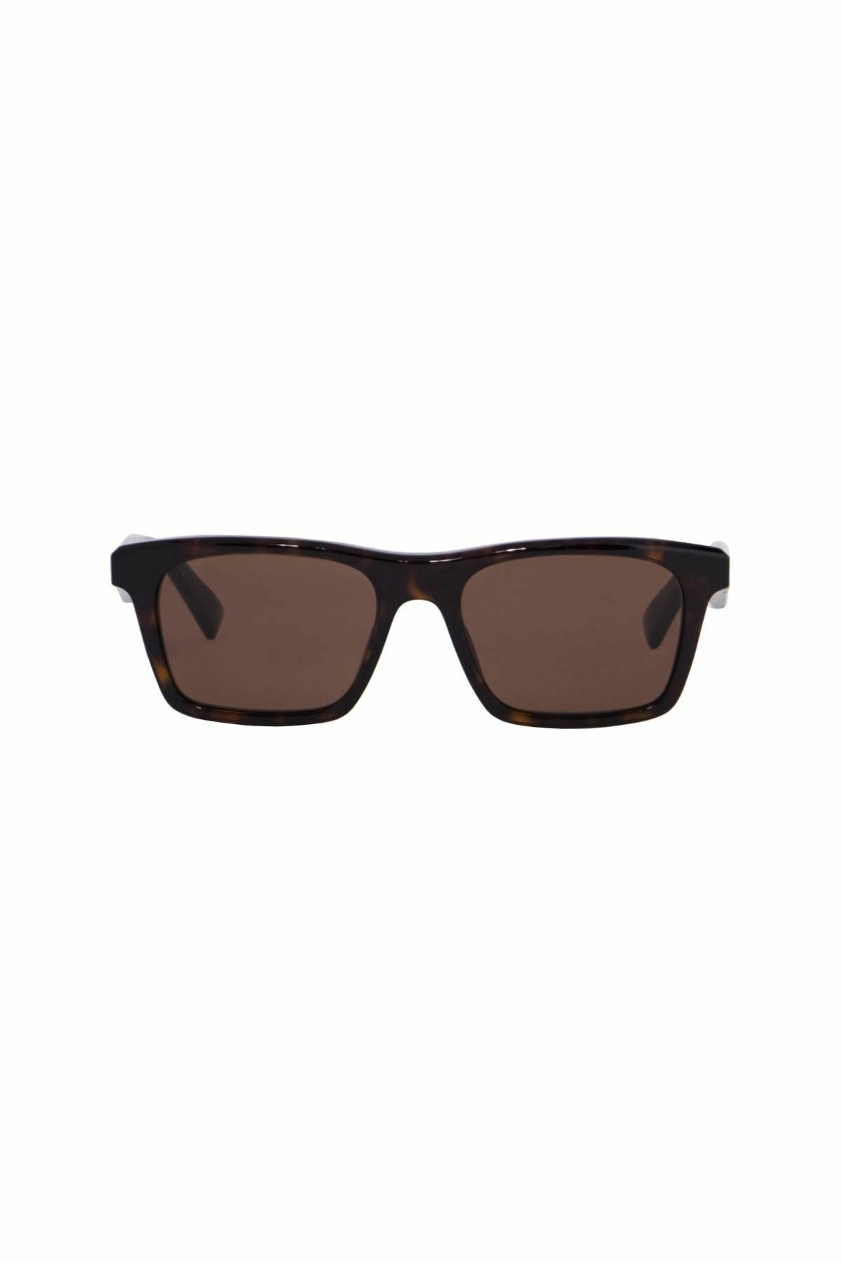 Alexander McQUEEN Women’s Rectangular Sunglasses in Dark Tortoiseshell Alexander McQueen AM0328S Blue Prescription Sunglasses main image 2