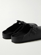 BIRKENSTOCK - Boston Leather Clogs - Black