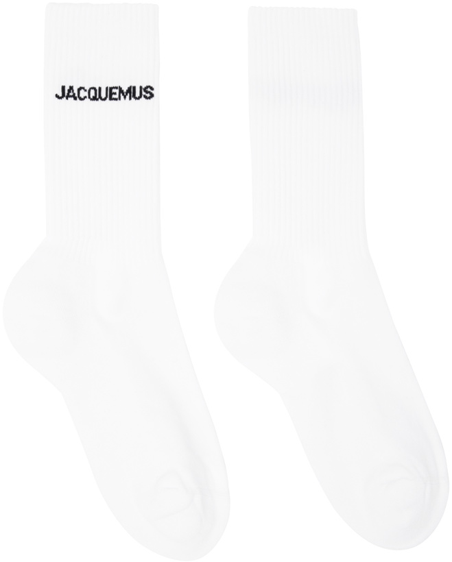 Photo: Jacquemus White 'Les Chaussettes Jacquemus' Socks