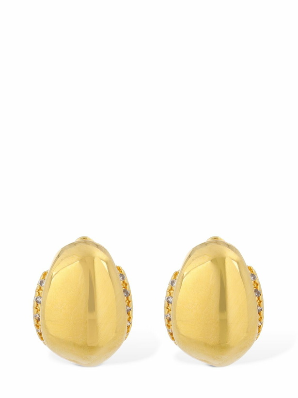 Photo: ZIMMERMANN - Pebble Crystal Huggie Earrings