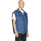 Y/Project Navy Covered Denim Vest