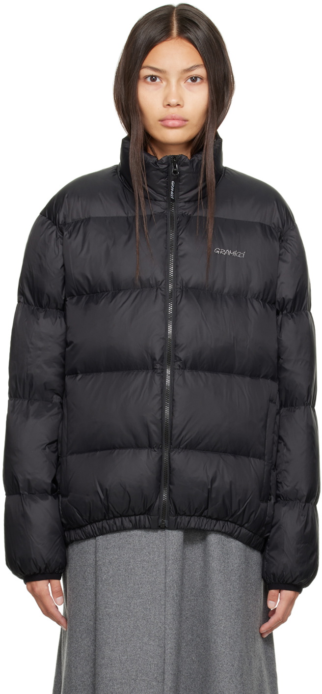 Gramicci Black Puffer Down Jacket Gramicci