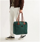 Filson - Leather-Trimmed Cotton-Twill Briefcase - Green