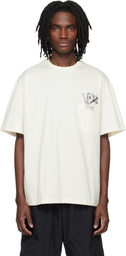 WOOYOUNGMI Off-White Flower Back Logo T-shirt
