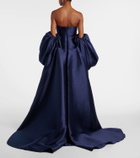 Solace London Lea cape twill gown