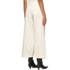 Edit Off-White Drawcord Trousers