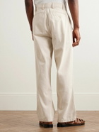 Corridor - Straight-Leg Cotton-Canvas Trousers - Neutrals